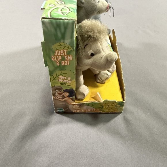 Vintage New in Box Hasbro Disney Clip 'N Go Pals The Jungle Book 2 Mini Plush - Picture 8 of 9
